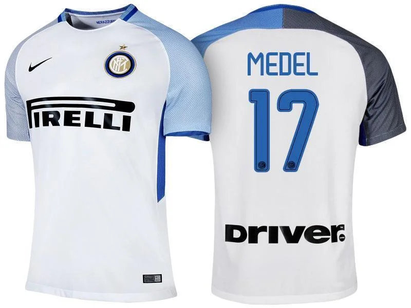 Men 17 Gary Medel Jersey Away Soccer Inter Milan FC Jersey 2018 Serie A