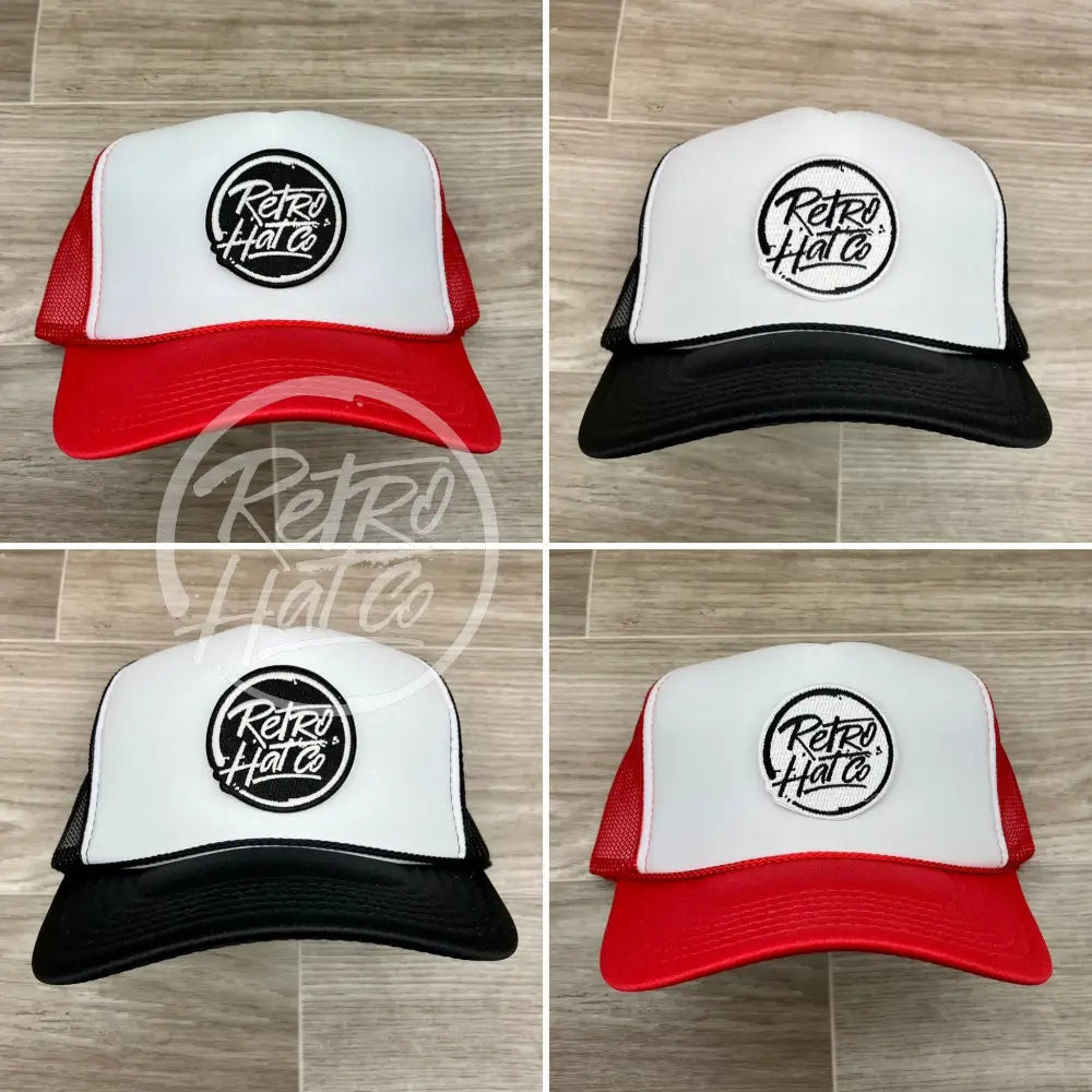 Retro Hat Co. Brand Patch on 2-Tone Meshback Trucker