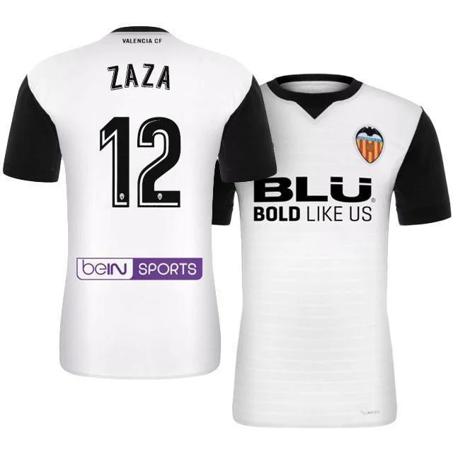 Men 12 Simone Zaza Jersey Soccer Valencia Jersey 2018 LaLiga