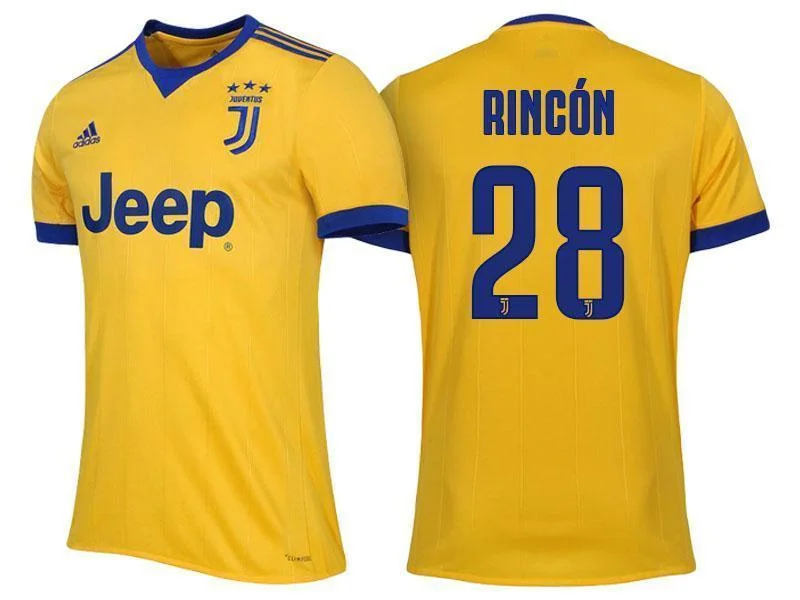 Men 28 Tomas Rincon Jersey Away Soccer Juventus Jersey 2018 Serie A