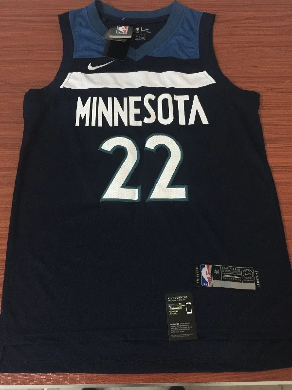 Men 22 Andrew Wiggins Jersey Black Minnesota Timberwolves Fanatics