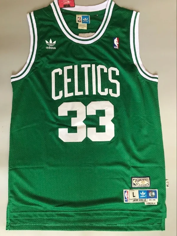 Men 33 Larry Bird Jersey Green Boston Celtics Swingman Jersey Fanatics