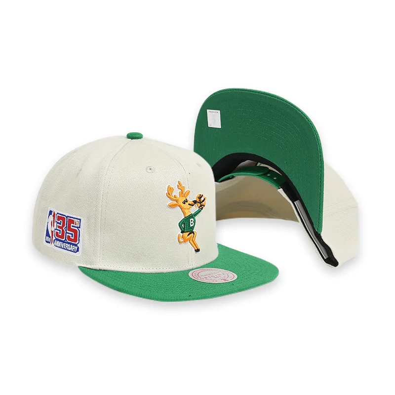 [6HSSSH21231-MBUOFWH] MILWAUKEE BUCKS 35th Side Snapback HWC