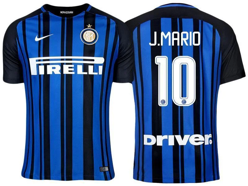 Men 10 Joao Mario Jersey Home Soccer Inter Milan FC Jersey 2018 Serie A