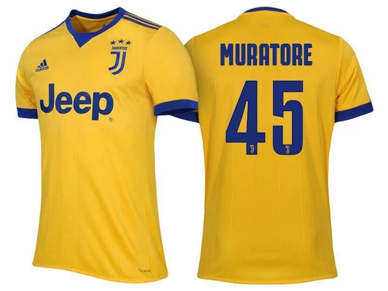 Men 45 Simone Muratore Jersey Away Soccer Juventus Jersey 2018 Serie A