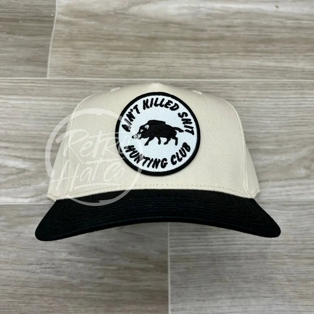 Ain’t Killed Shit on 2-Tone Natural/Black Retro Hat