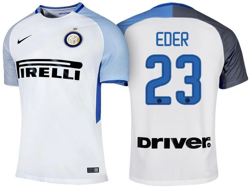 Men 23 Eder Citadin Jersey Away Soccer Inter Milan FC Jersey 2018 Serie A