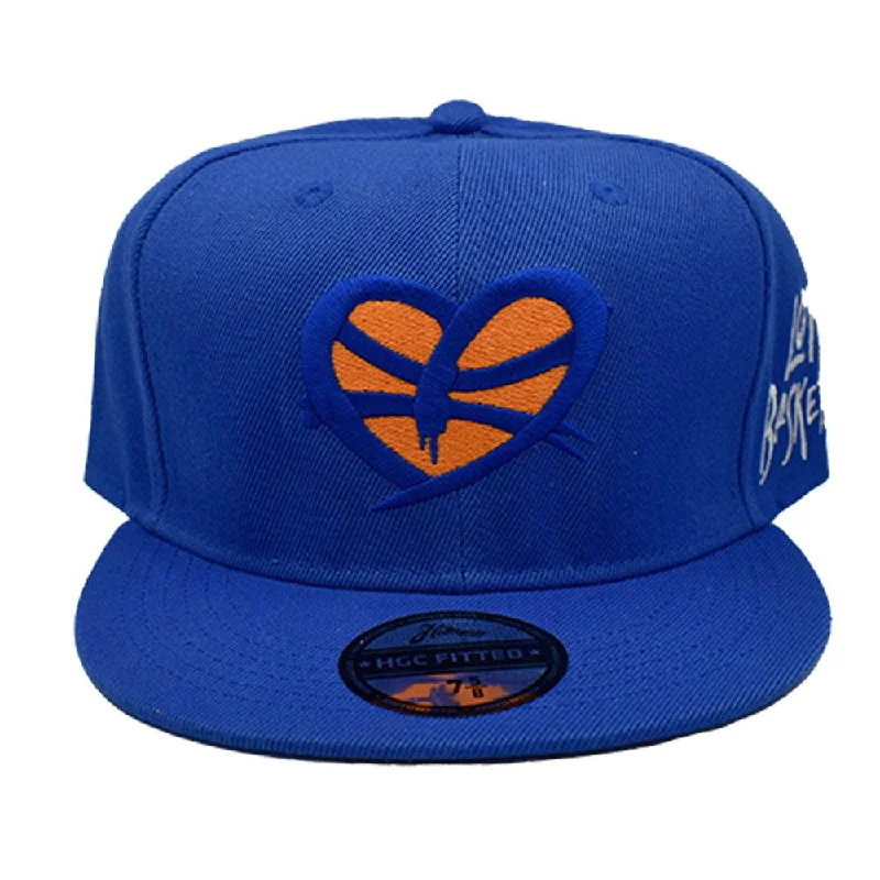 LOVE AND BASKETBALL BLUE FITTED HAT