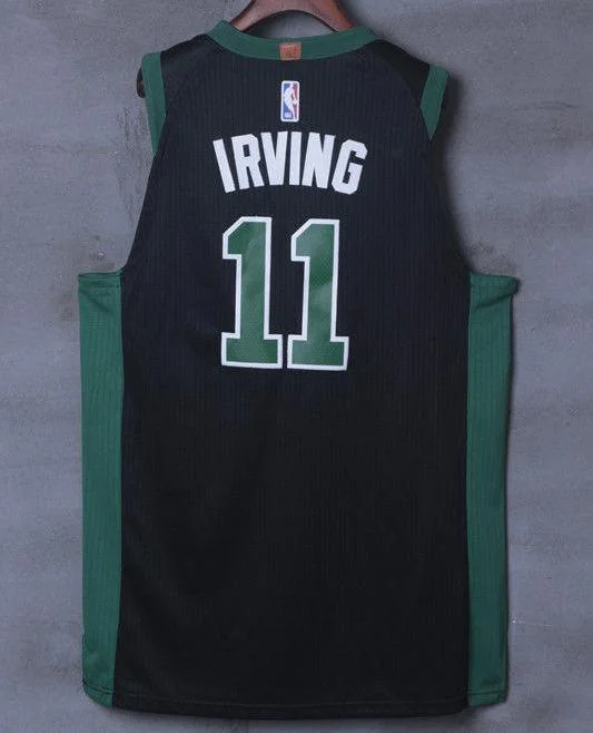 Men 11 Kyrie Irving Jersey Black Boston Celtics Swingman Jersey Player