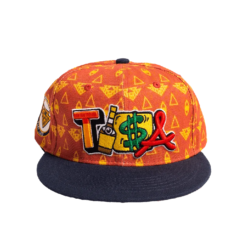 TISA VISION LEATHER PRINTED FITTED HAT