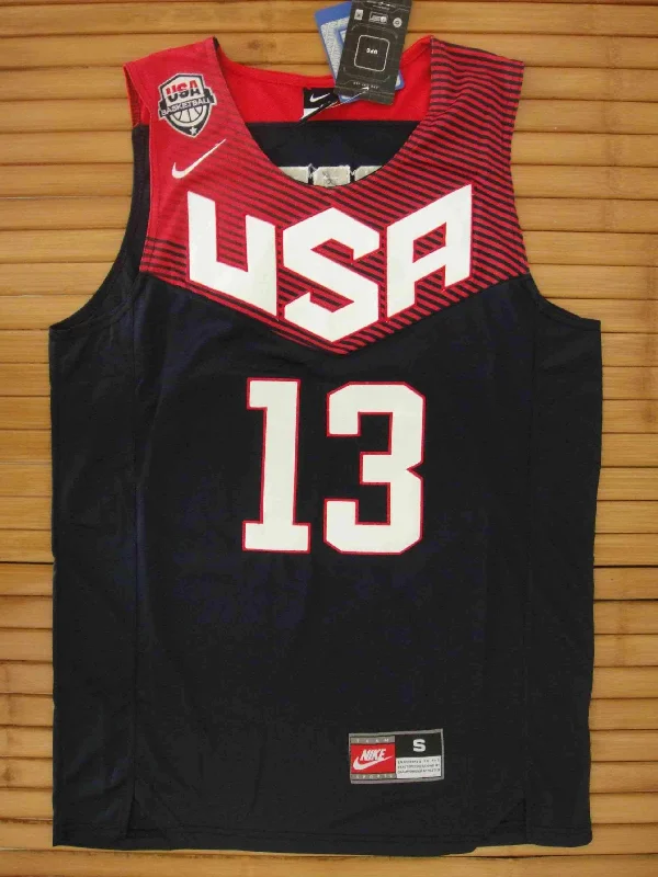 Men 13 James Harden Jersey Black color USA Dream Team Swingman