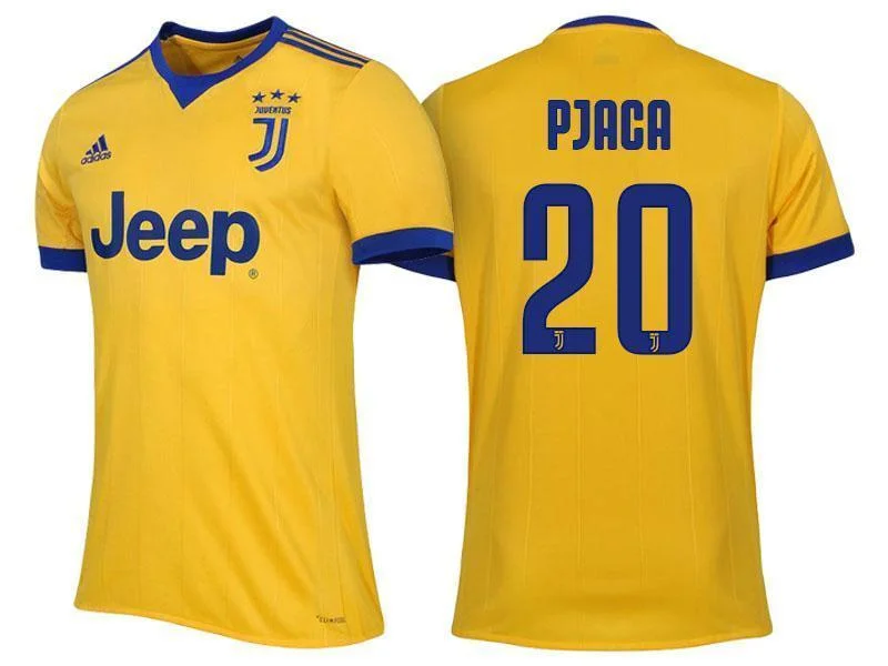 Men 20 Marko Pjaca Jersey Away Soccer Juventus Jersey 2018 Serie A