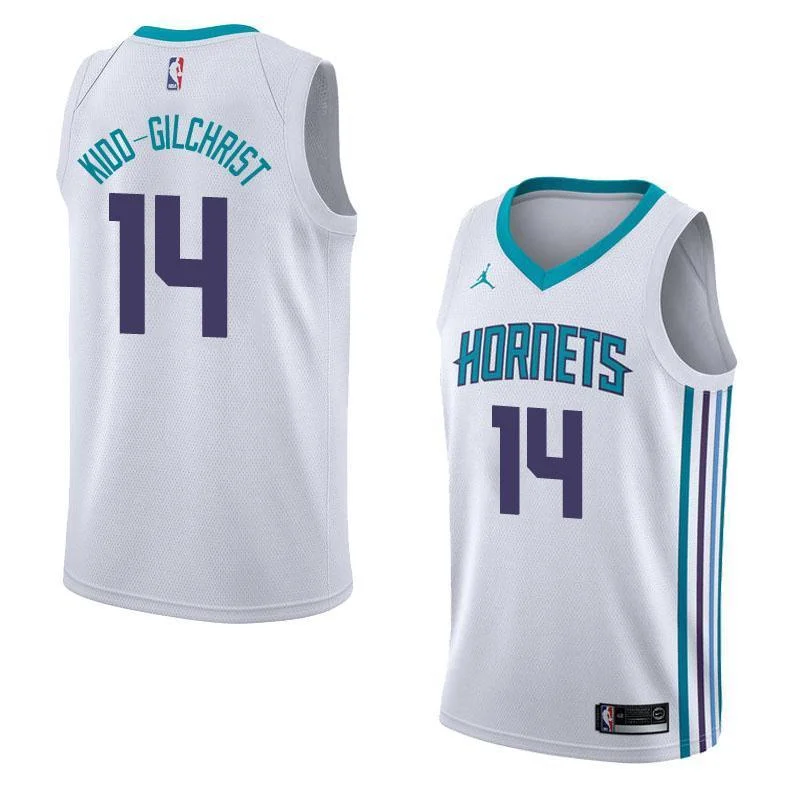 Men 14 Michael Kidd-Gilchrist White Charlotte Hornets Jersey Fanatics