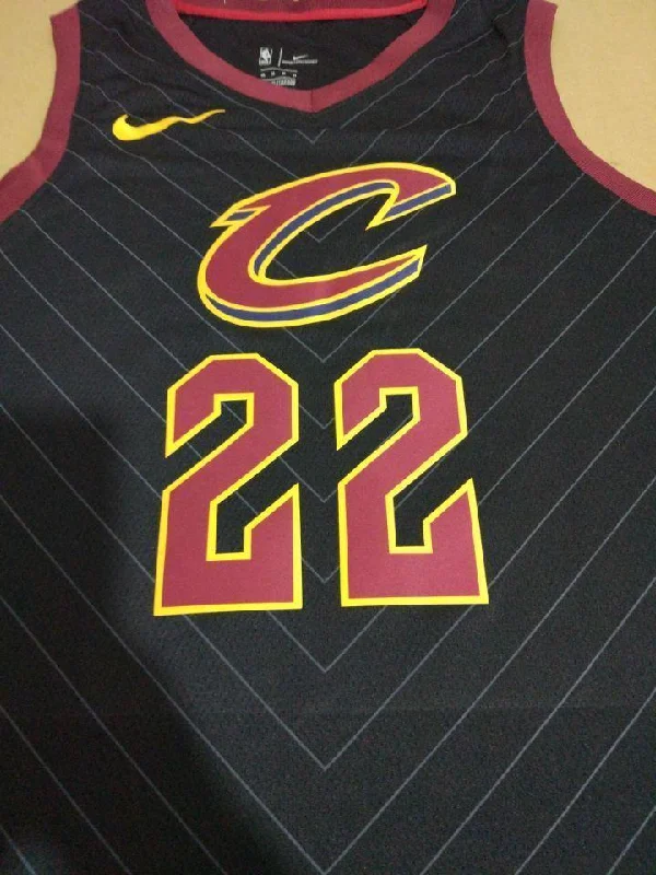 Men 22 Larry Nance Jr. Jersey Black Cleveland Cavaliers Jersey Fanatics