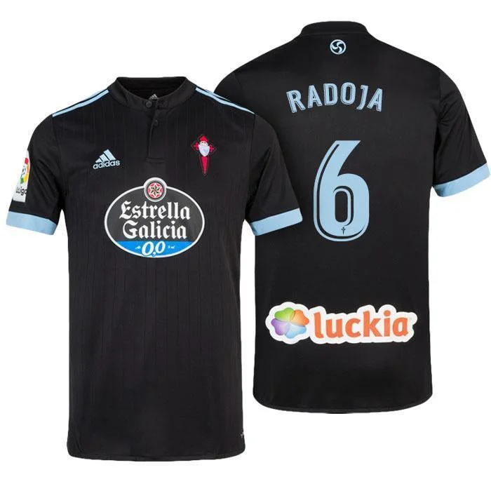 Men 6 Nemanja Radoja Jersey Soccer Celta de Vigo Jersey 2018 LaLiga