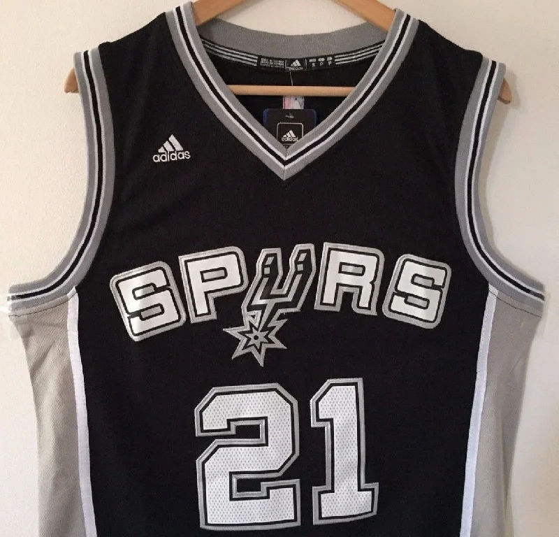 Men 21 Tim Duncan Jersey Black San Antonio Spurs Swingman Jersey Fanatics