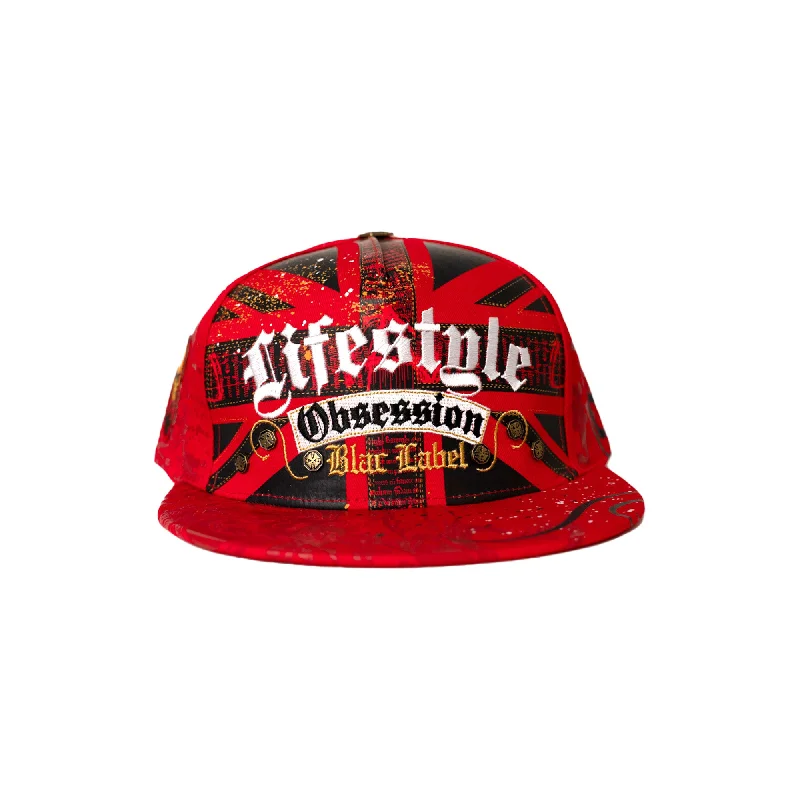 BLAC LABEL LIFESTYLE SNAPBACK HAT (RED)