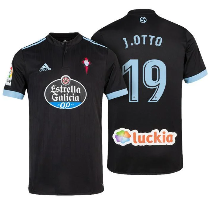 Men 19 Jonathan Castro Otto Jersey Soccer Celta de Vigo Jersey 2018 LaLiga