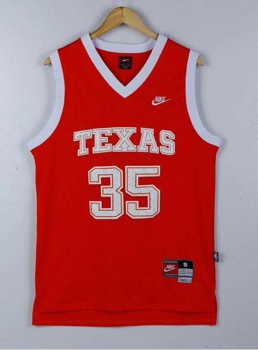 Men 35 Kevin Durant Swingman Jersey Orange Texas Longhorns Jersey