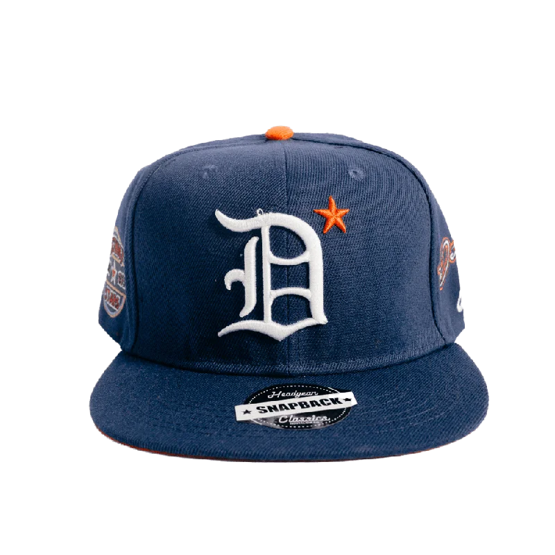 DETROIT STARS NAVY BLUE SNAPBACK HAT