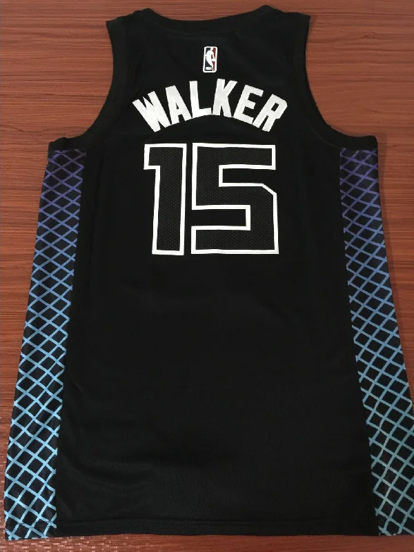 Men 15 Kemba Walker Jersey Black Charlotte Hornets Jersey Fanatics