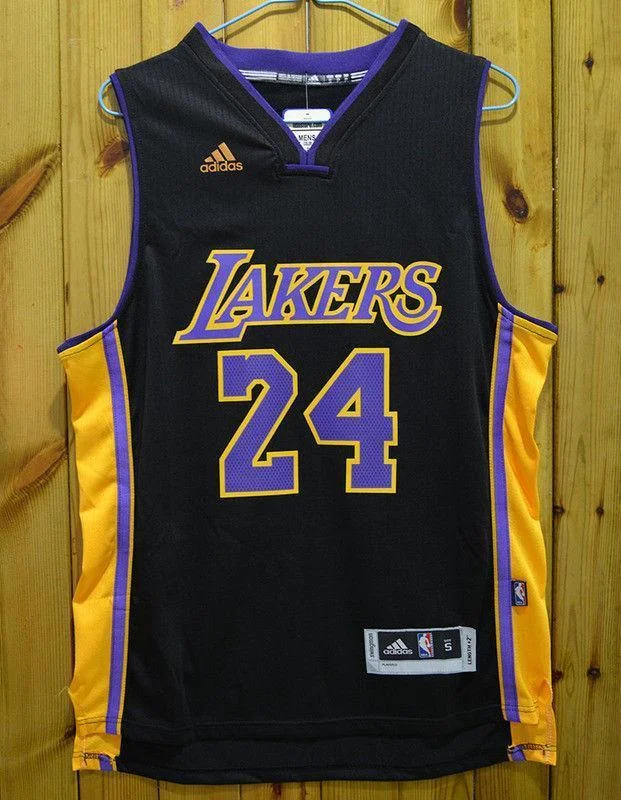 Men 24 Kobe Bryant Jersey Black Los Angeles Lakers Swingman Jersey