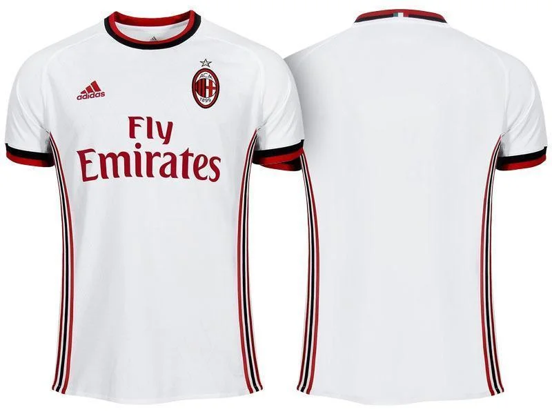 Men No Name Jersey Away Soccer AC Milan Jersey 2018 Serie A