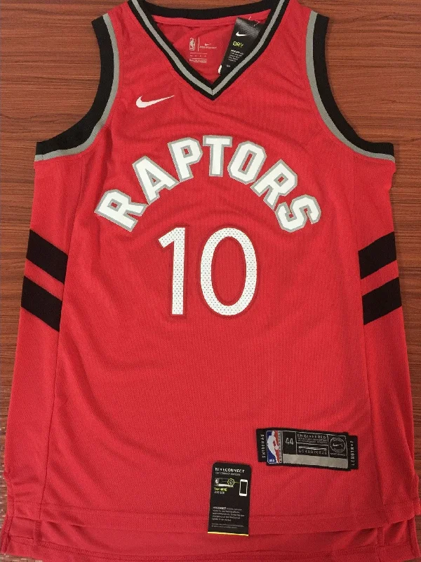 Men 10 DeMar DeRozan Jersey Red Toronto Raptors Jersey Swingman Fanatics