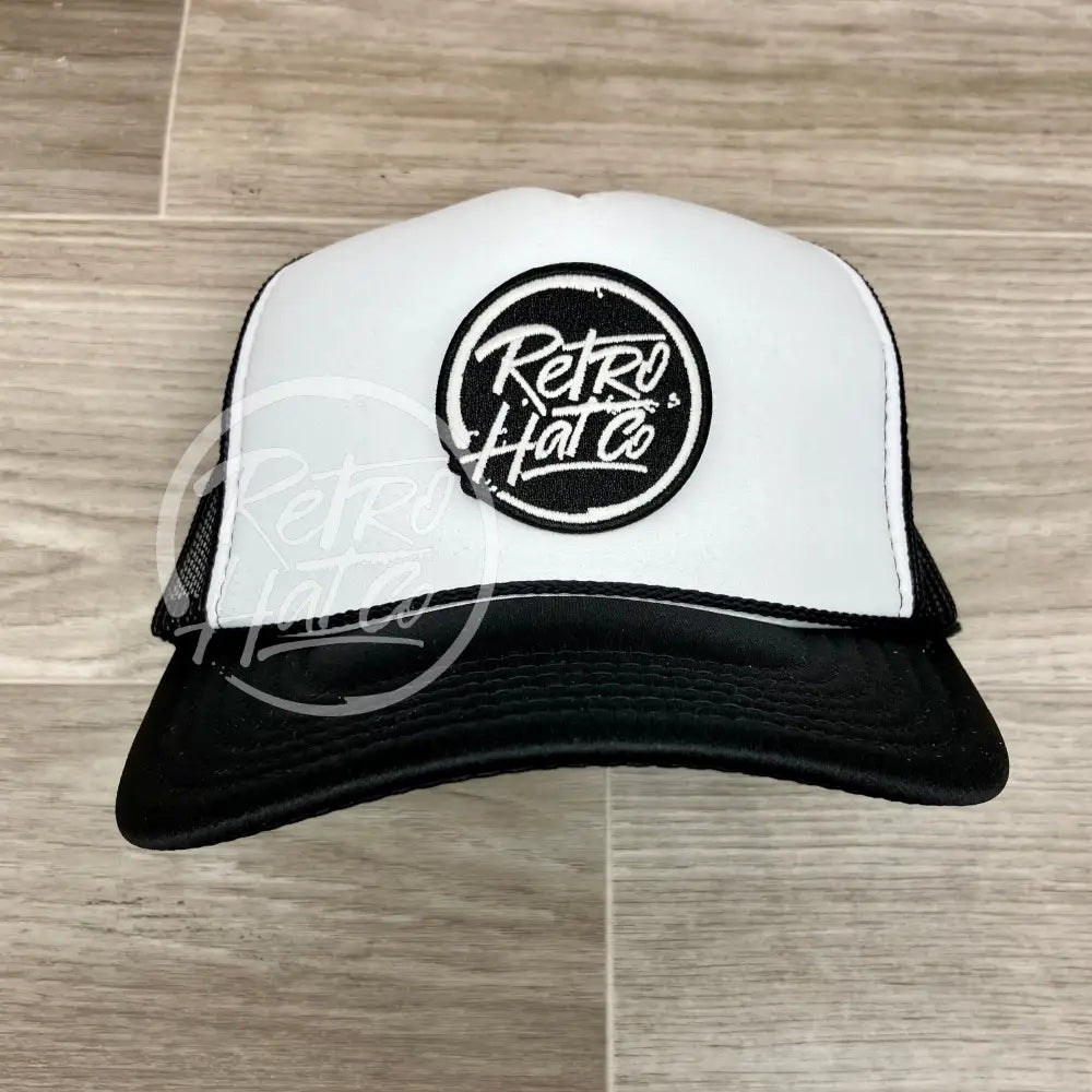 Black/White Trucker (black - glow in the dark patch)