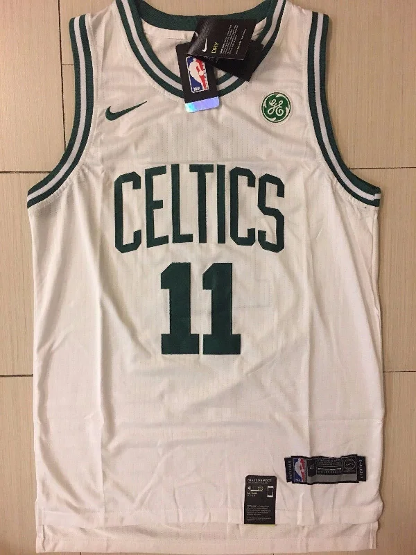 Men 11 Kyrie Irving Celtics Jersey White Boston Celtics Jersey Fanatics