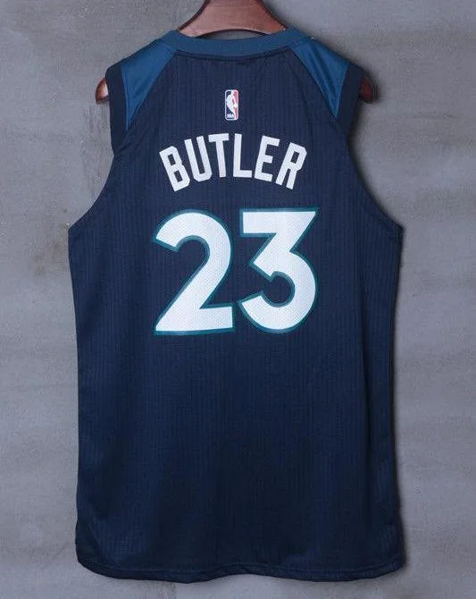 Men 23 Jimmy Butler Jersey Blue Minnesota Timberwolves Jersey Player