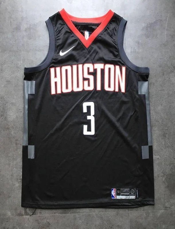 Men 13 Chris Paul Jersey Black Houston Rockets Jersey Swingman Fanatics