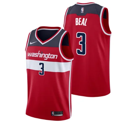 Men 3 Bradley Beal Jersey Red Washington Wizards Swingman Fanatics