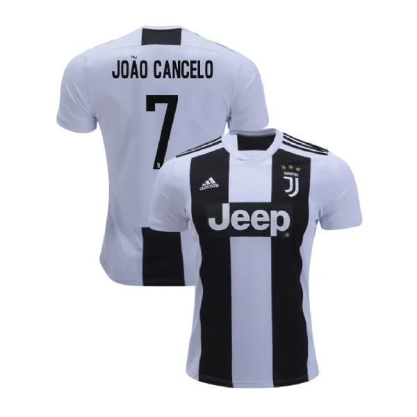 Men 7 Joao Cancelo Jersey Home Soccer Juventus Jersey 2019 Serie A