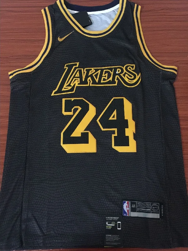 Men 24 Kobe Bryant Jersey Black Los Angeles Lakers Swingman Jersey Fanatics