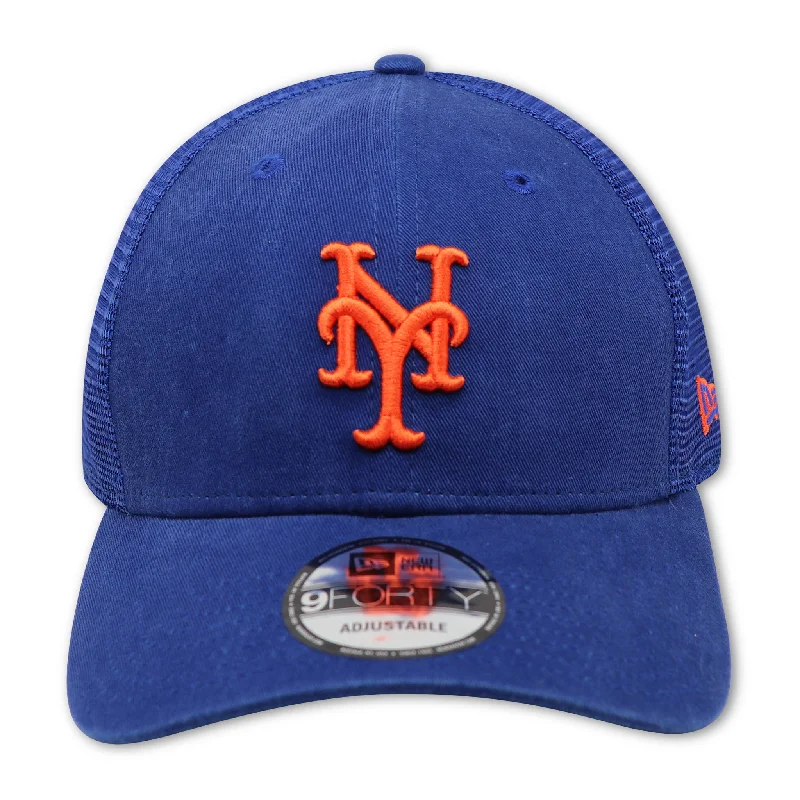 NEW YORK METS (ROYAL) (940) "TRUCKER MESH" DAD HAT