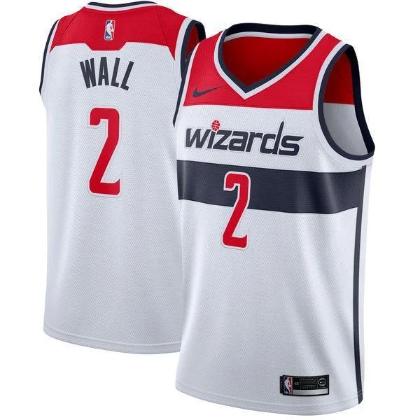 Men 2 John Wall Jersey White Washington Wizards Throwback Swingman Fanatics