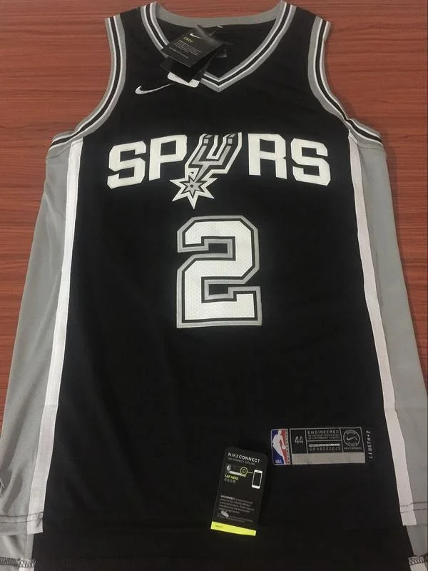 Men 2 Kawhi Leonard Jersey Black San Antonio Spurs Swingman Fanatics