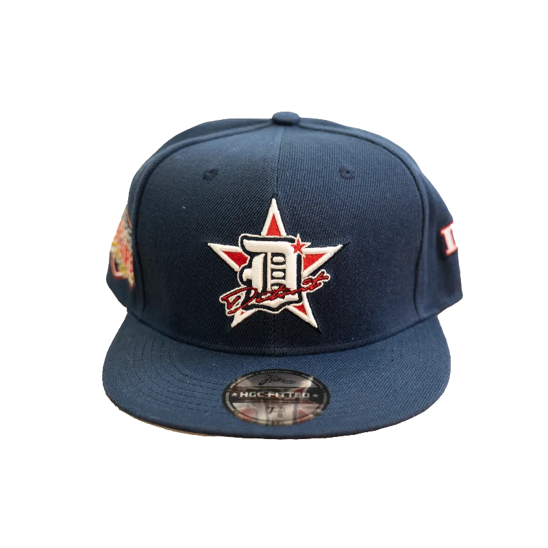 DETROIT STARS FITTED HAT (NAVY)