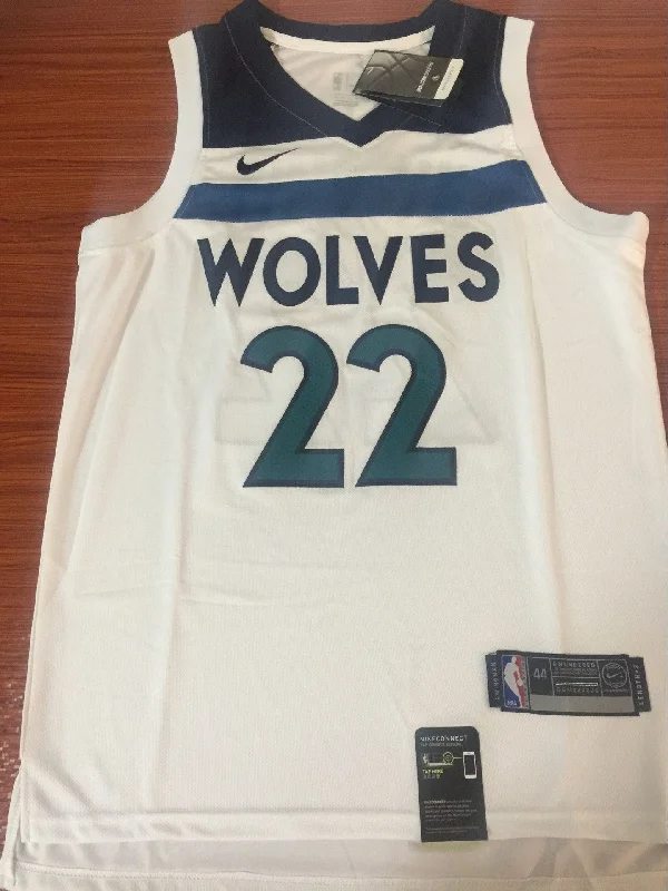 Men 22 Andrew Wiggins Jersey White Minnesota Timberwolves Fanatics