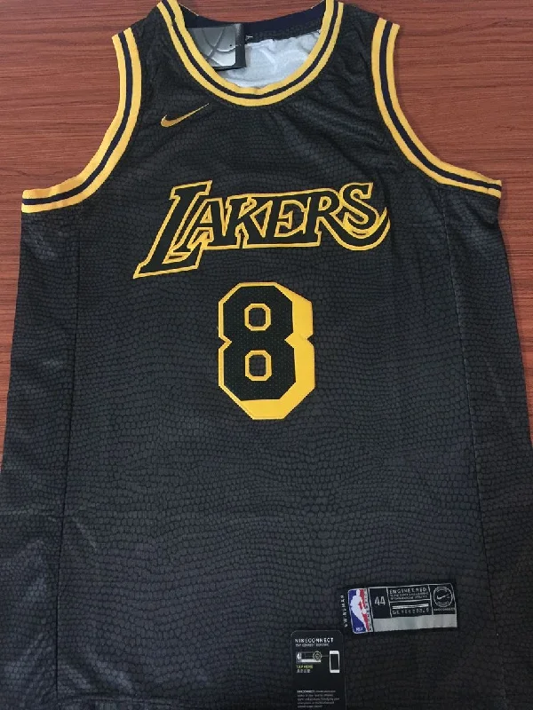 Men 8 Kobe Bryant Jersey Black Los Angeles Lakers Swingman Jersey Fanatics