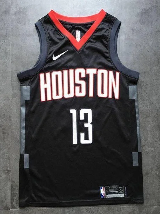 Men 13 James Harden Jersey Black Houston Rockets Swingman Special