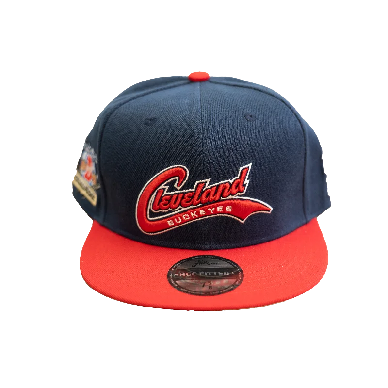 CLEVELAND BUCKEYES 2X CHAMPS FITTED HAT (BLACK)