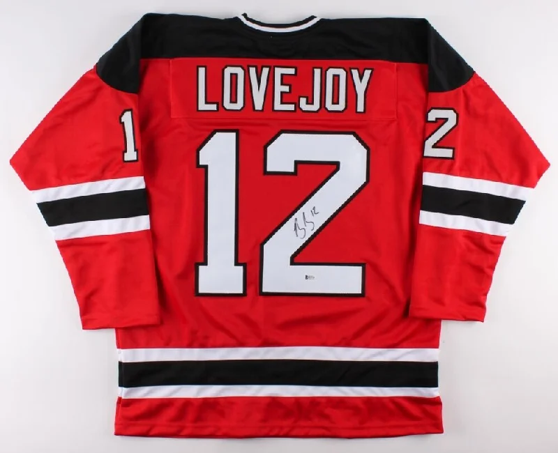 Ben Lovejoy Signed New Jersey Devils Jersey (Beckett) NHL Career 2007–present