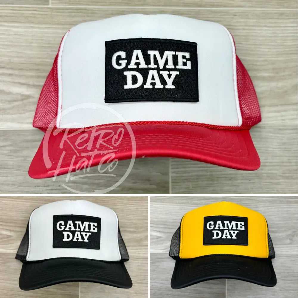 Game Day Patch on Meshback Trucker Hat