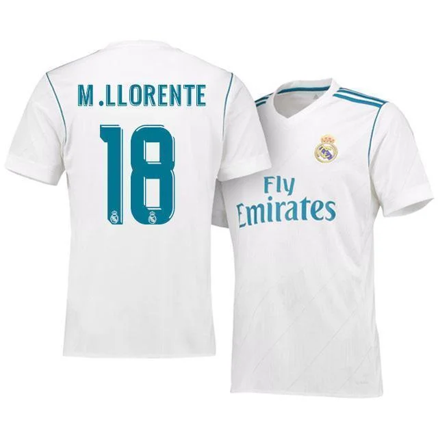 Men 18 Marcos Llorente Jersey Soccer Real Madrid Jersey 2018 LaLiga