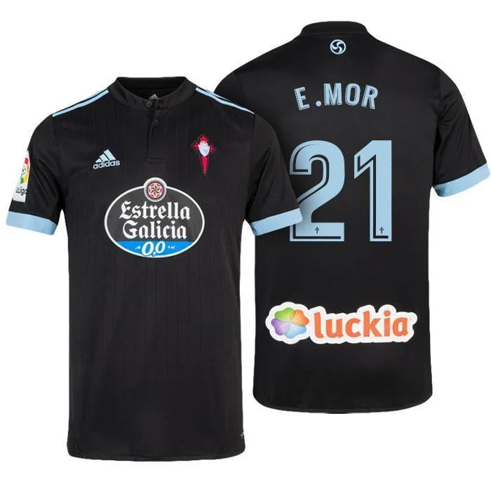 Men 21 Emre Mor Jersey Soccer Celta de Vigo Jersey 2018 LaLiga