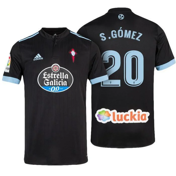 Men 20 Sergi Gomez Sola Jersey Soccer Celta de Vigo Jersey 2018 LaLiga