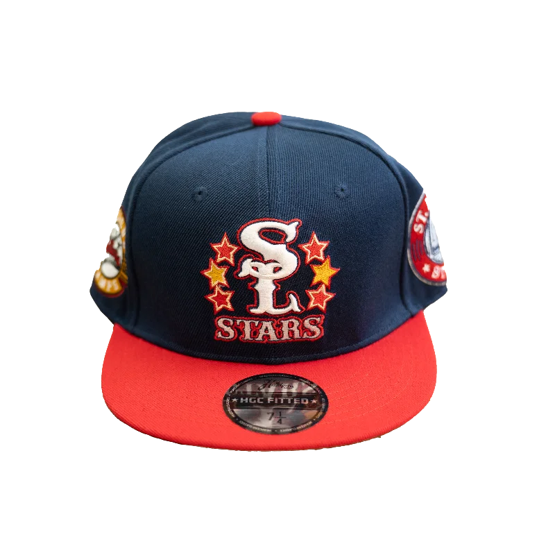 ST. LOUIS STARS LEAGUE CHAMPS FITTED HAT (NAVY)