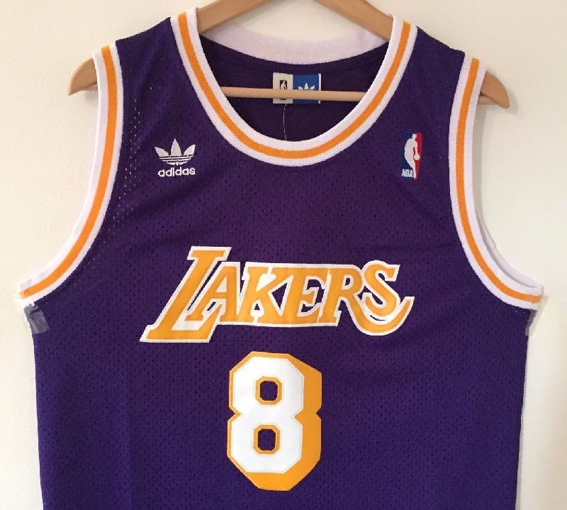 Men 8 Kobe Bryant Jersey Purple Los Angeles Lakers Swingman Jersey